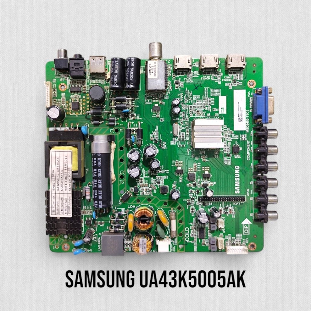 MB TV MAINBOARD TV SAMSUNG UA43K5005AK 43K5005AK