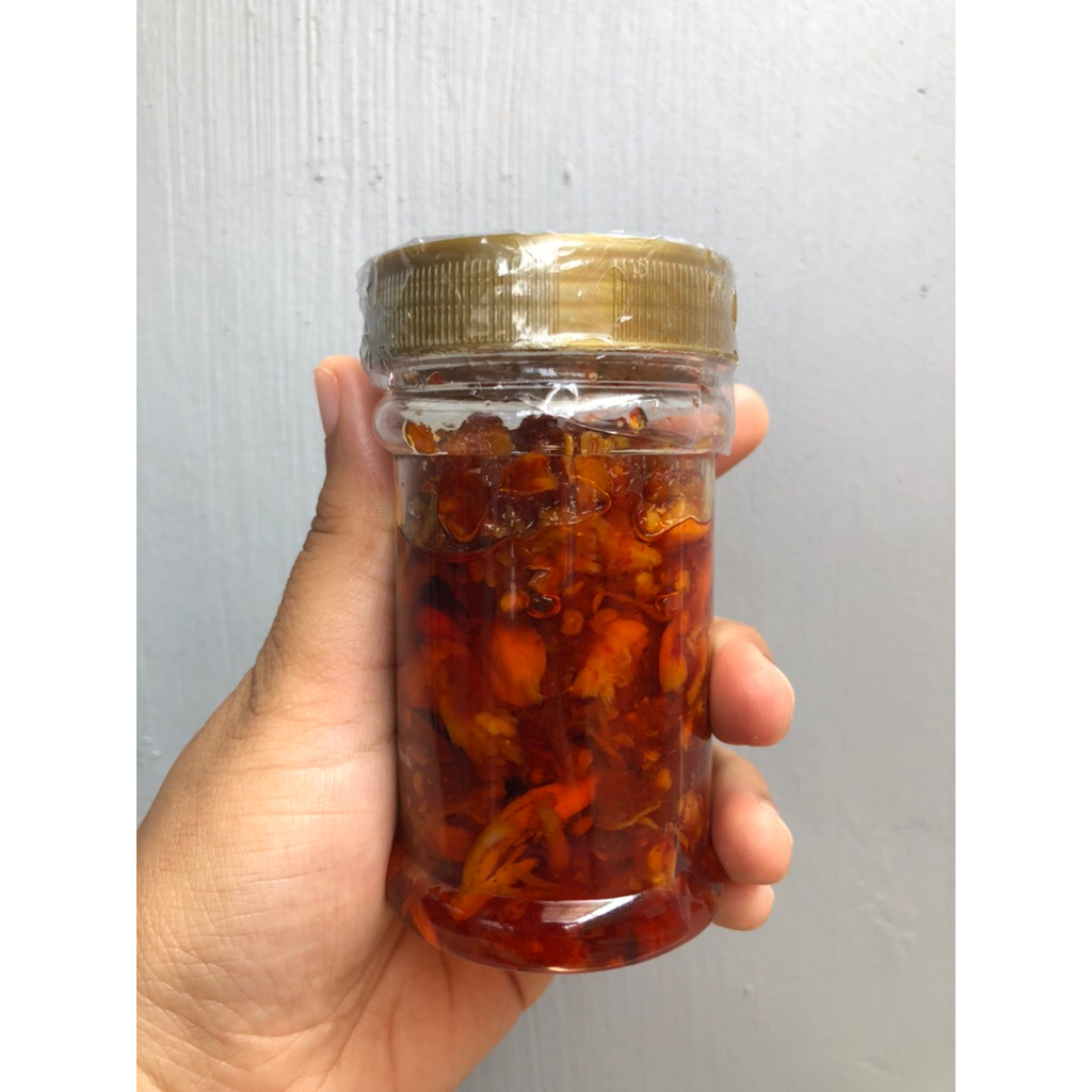 

sambel ayam suir pedas