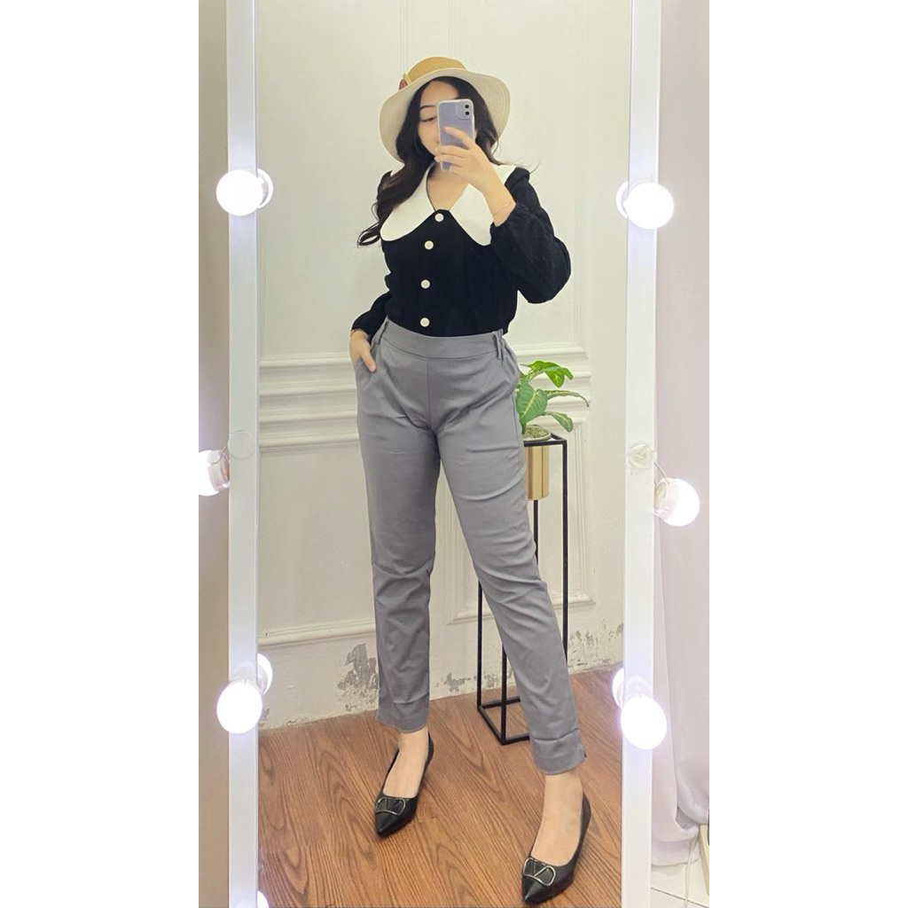 celana panjang wanita zara premium // celana panjang wanita polos