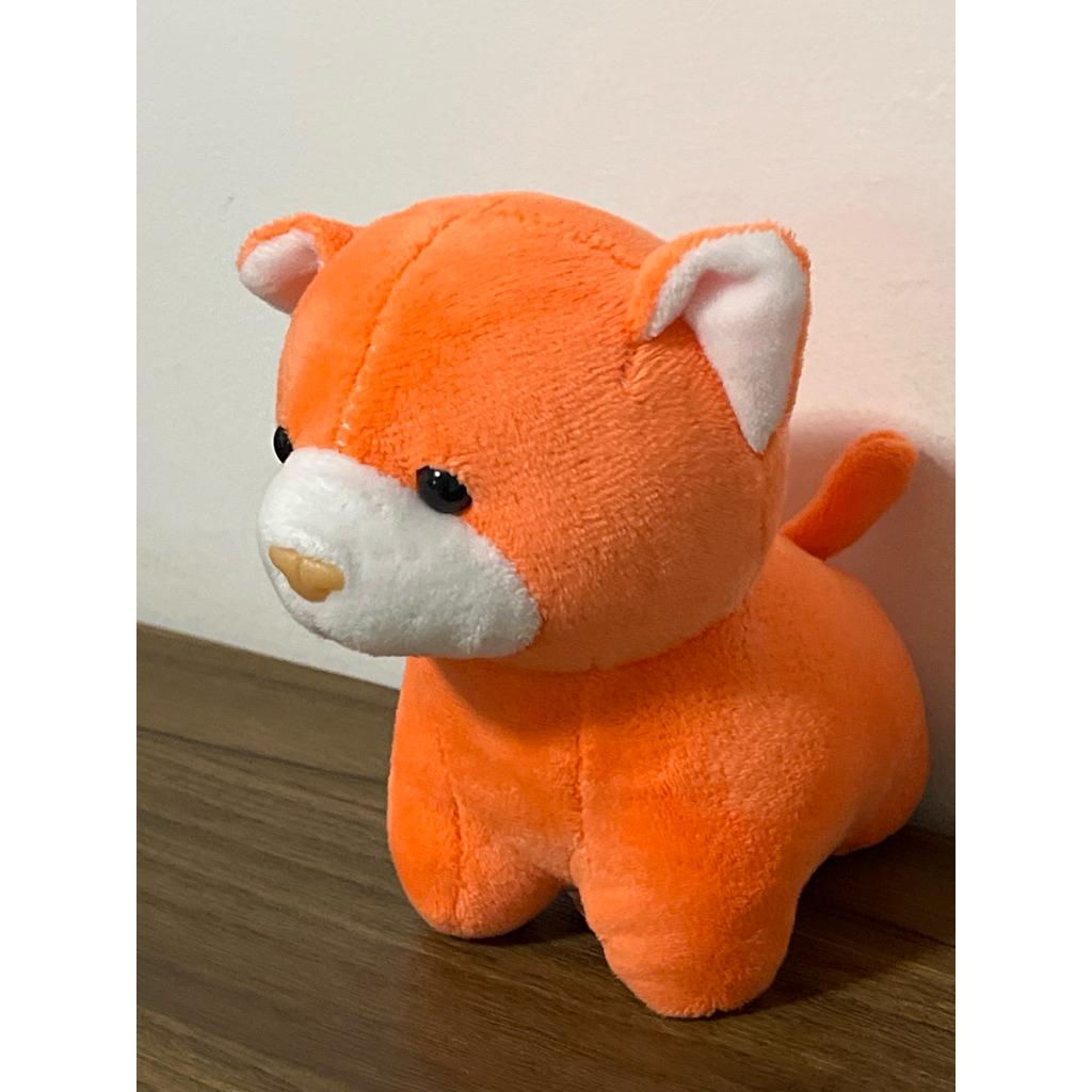 boneka anjing orange mini lucu