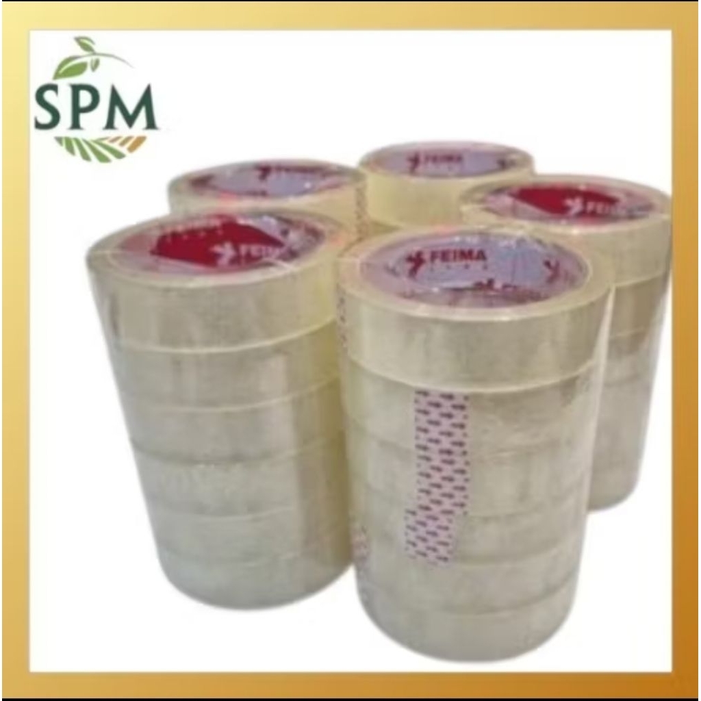 

SPM 3 Slop (18 pcs) Lakban Bening Kecil Feima 1 Inch Transparan