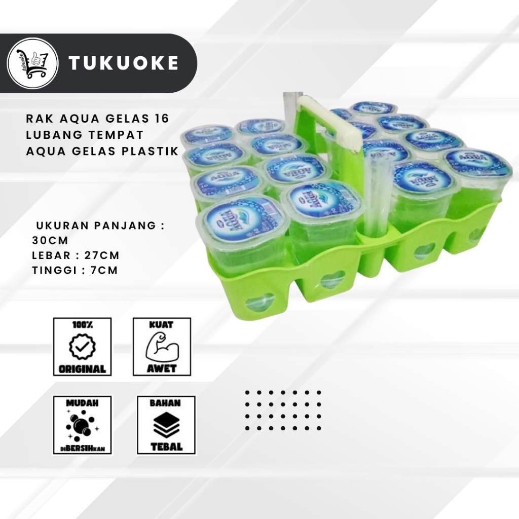 RAK AQUA GELAS 16 LUBANG Tempat Aqua Gelas Plastik Tempat Gelas Rak botol Aqua 16 sloot TEMPAT MINUM