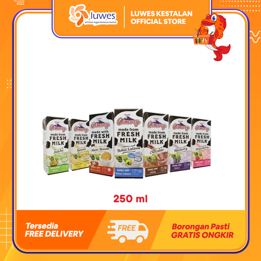 

Cimory Fresh Milk 250ml All Varian Terbuat Dari Susu Segar Dengan Rasa Cream
