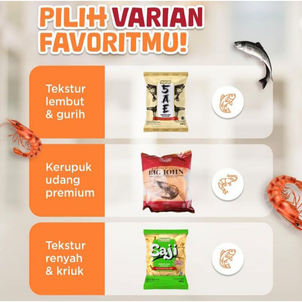 

Krupuk Renyah (Packing Dus Ukuran A1)