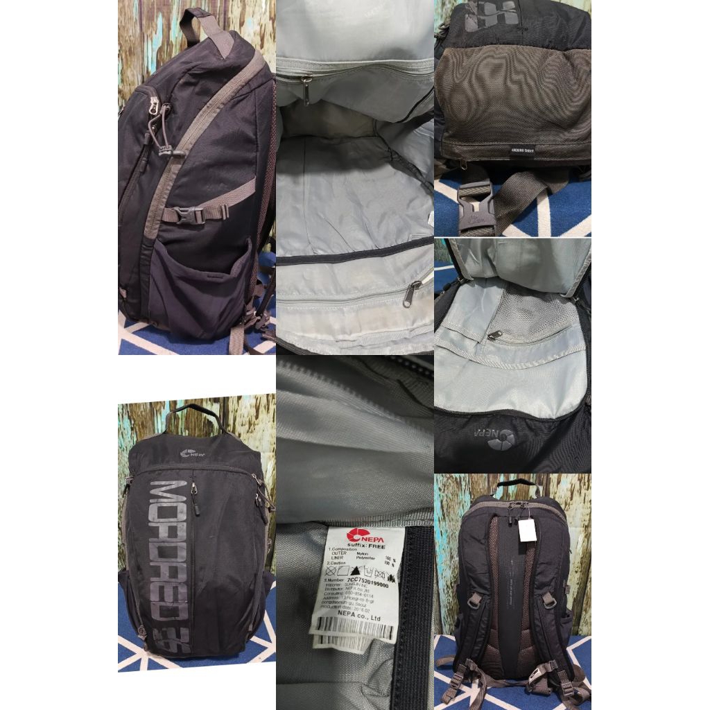 Tas ransel Daypack outdoor NEPA  lengkap raincover mulus kap 30liter