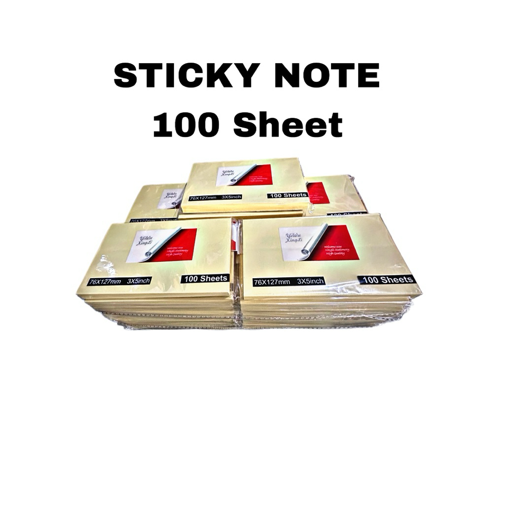 

Sticky Note Kuning 76mm x 101 mm / 76 x 127 mm 100 lembar