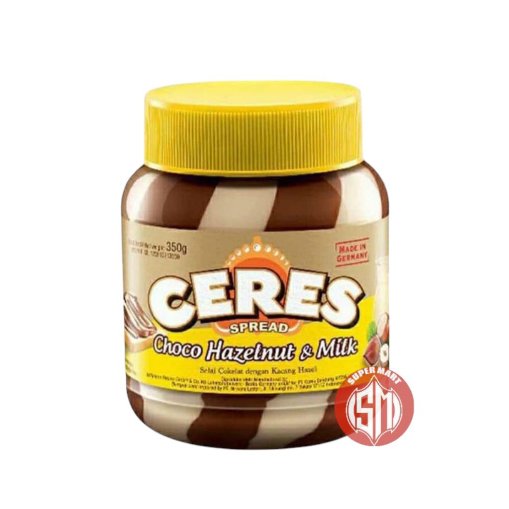 

Ceres Choco Spread Duo Milk Hazelnut 350 gr