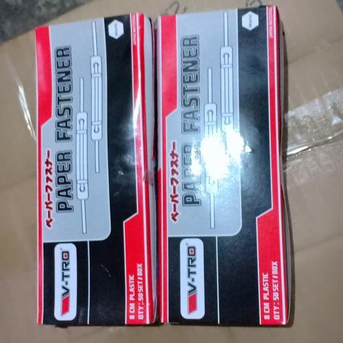 

Acco Paper Fastener Fasthener Fastener Pengikat Kertas A4 Tri Files V-TRO ISI 50 PCS