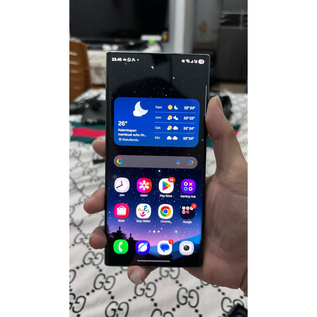 Samsung Galaxy S22 Ultra 12/256GB Second Bekas Fullset