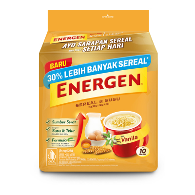 

Energen Minuman Sereal Vanilla 10 x 29 g