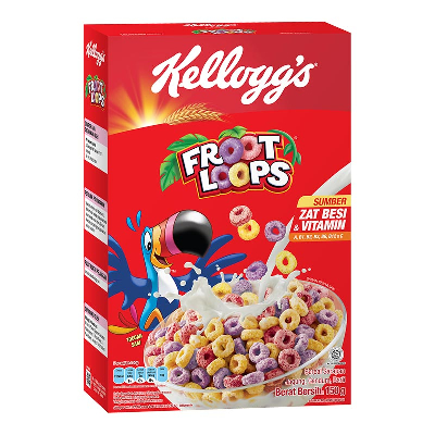 

Kellogg's Froot Loops Cereal 150 Gr Box 150Gr / Froot Loops