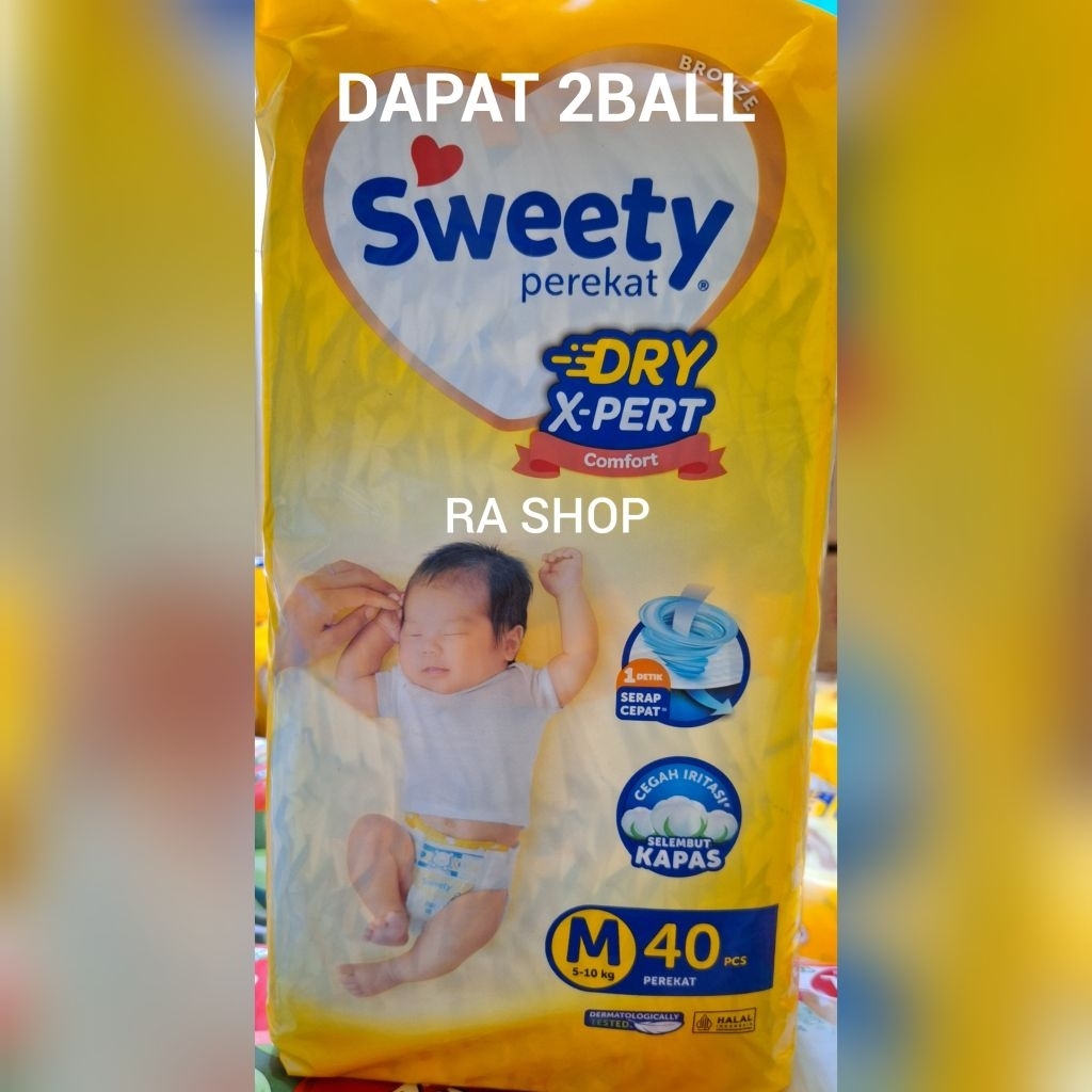 Sweety Bronze Perekat dan Pants NBS40 M40 S38 M32 L28 XL26 XXL24 dapat 2BALL