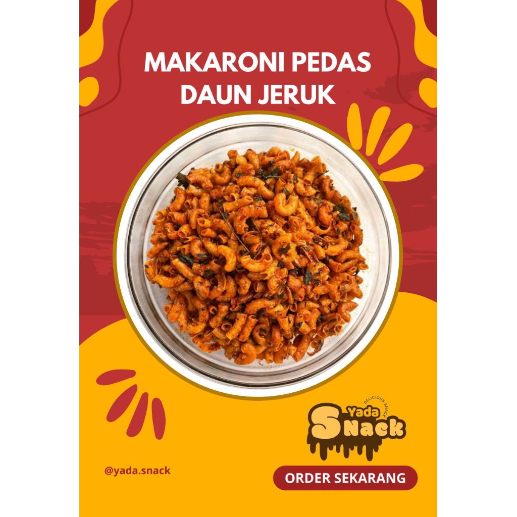 

Paket 2 pcs Makaroni Pedas Bumbu Daun Jeruk 150g