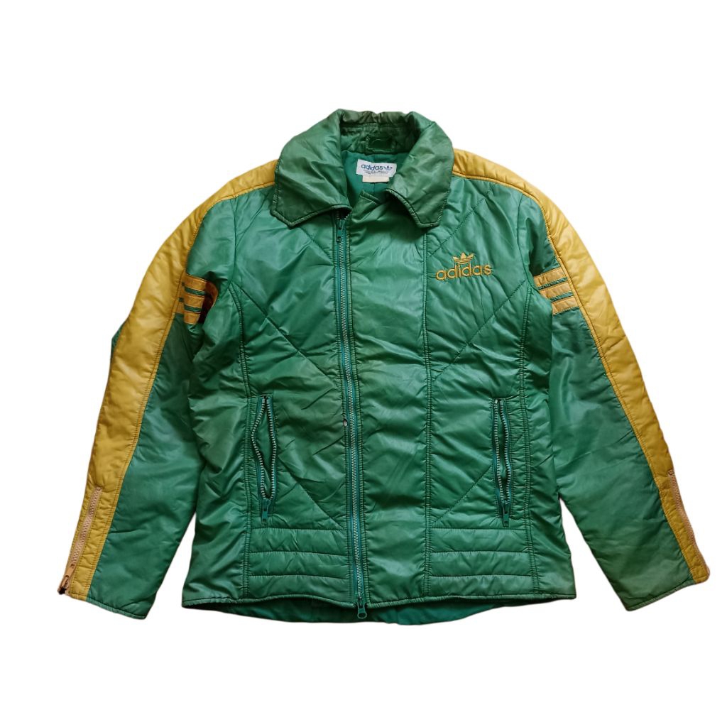 Adidas biker vintage 80s padded jacket