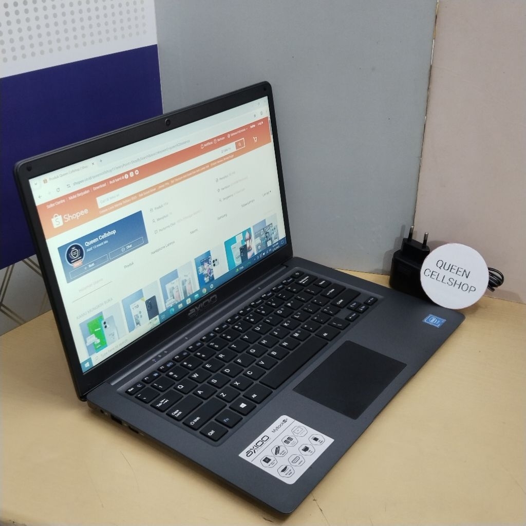 LAPTOP AXIOO MYBOOK 14 PLUS CELERON N3350 4GB SSD 256GB 14INCH SECOND MULUS BERGARANSI