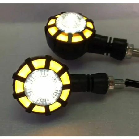 Lampu Sein Sen Bulat DC-12V Universal Semua Motor / Sein LED Running Bulat Classic Klasik