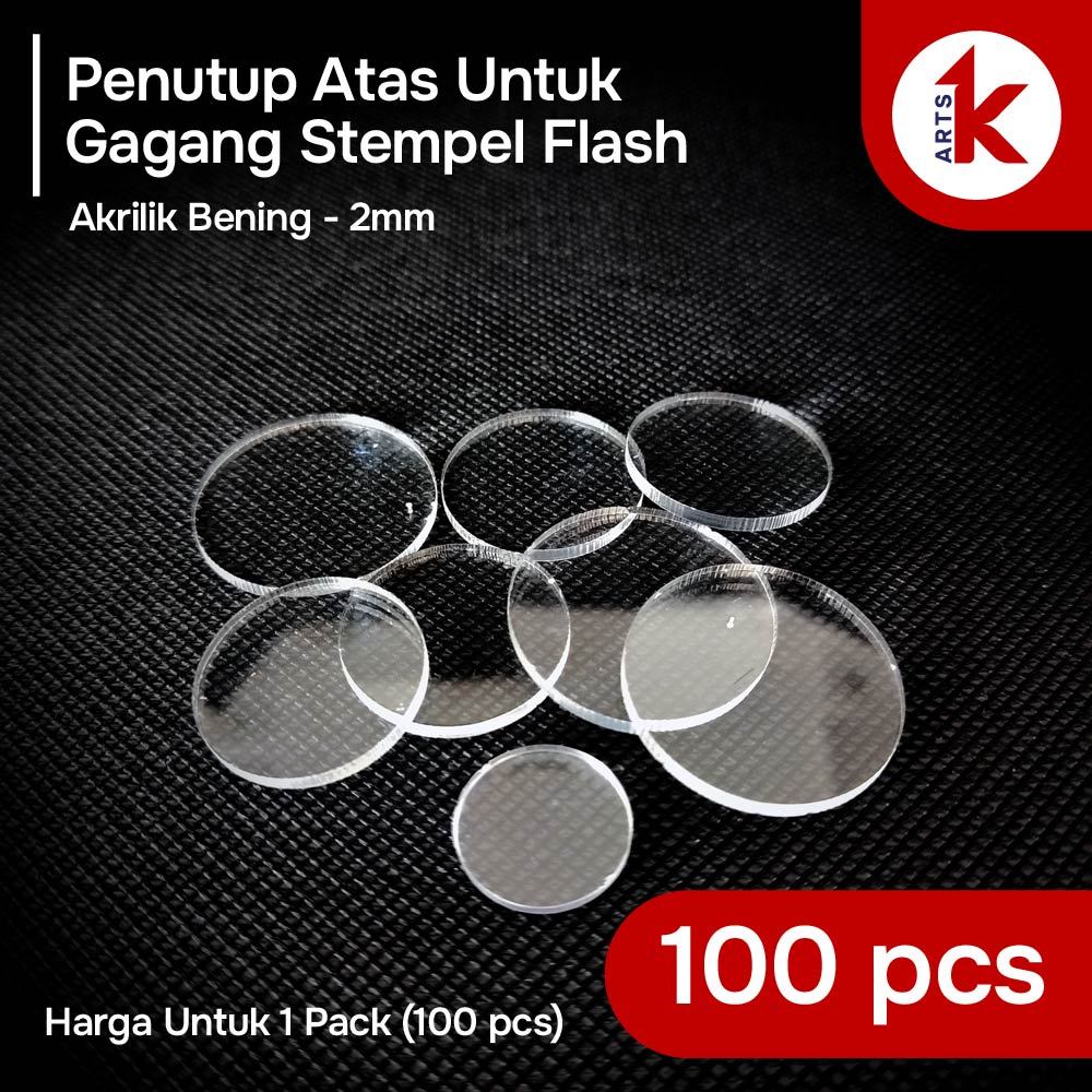 

Mika Penutup Atas Untuk Gagang Stempel Flash 100 pcs