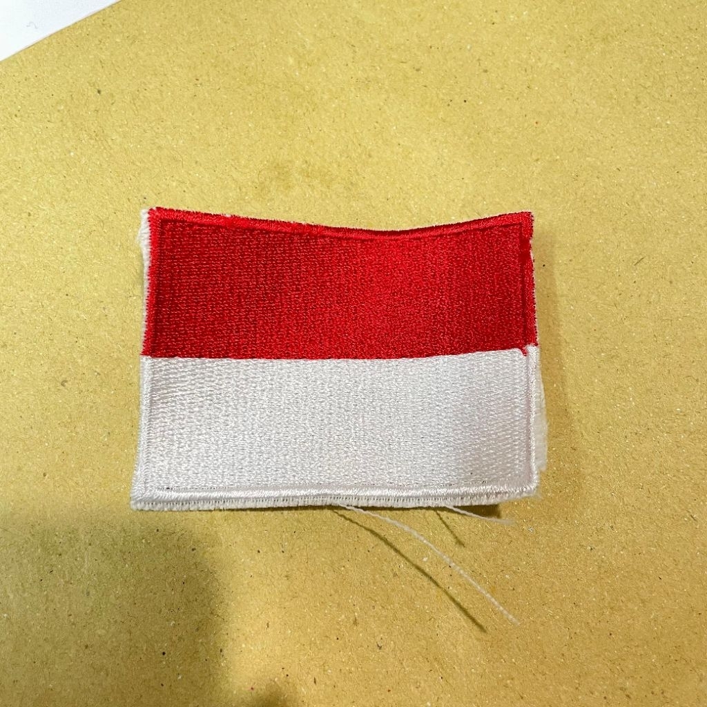 LOGO MERAH PUTIH BORDIR / EMBLEM MERAH PUTIH BORDIR