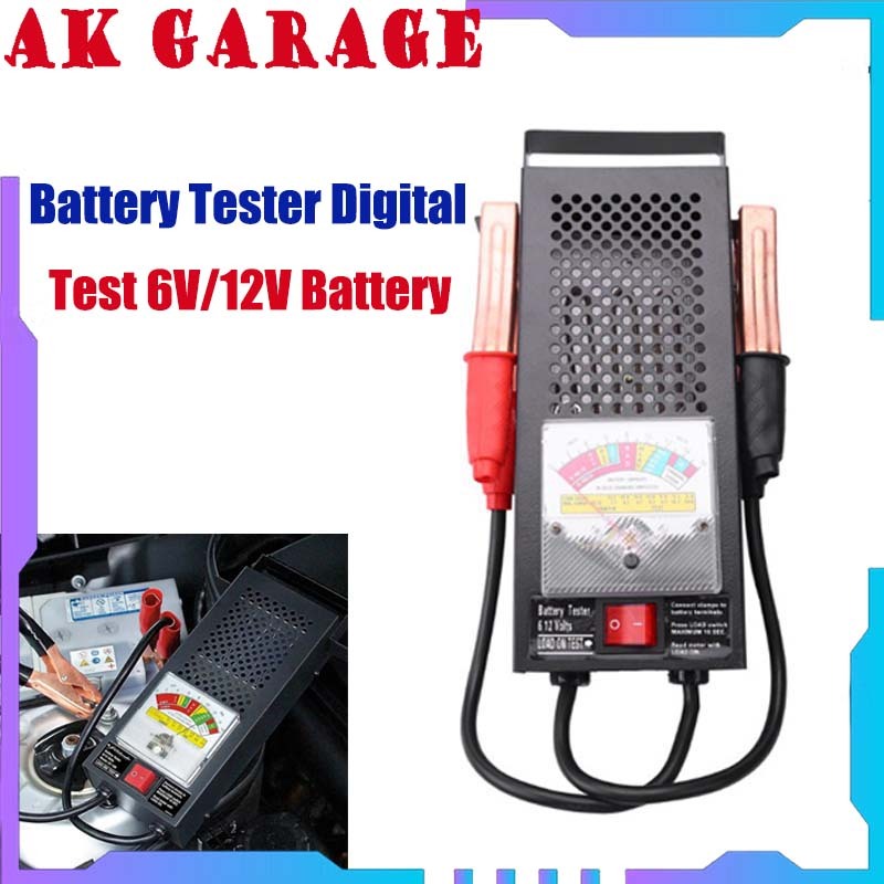1 * Alat Tester Tegangan Aki/Battery Tester/Digital Battery Load Tester/Battery Detector