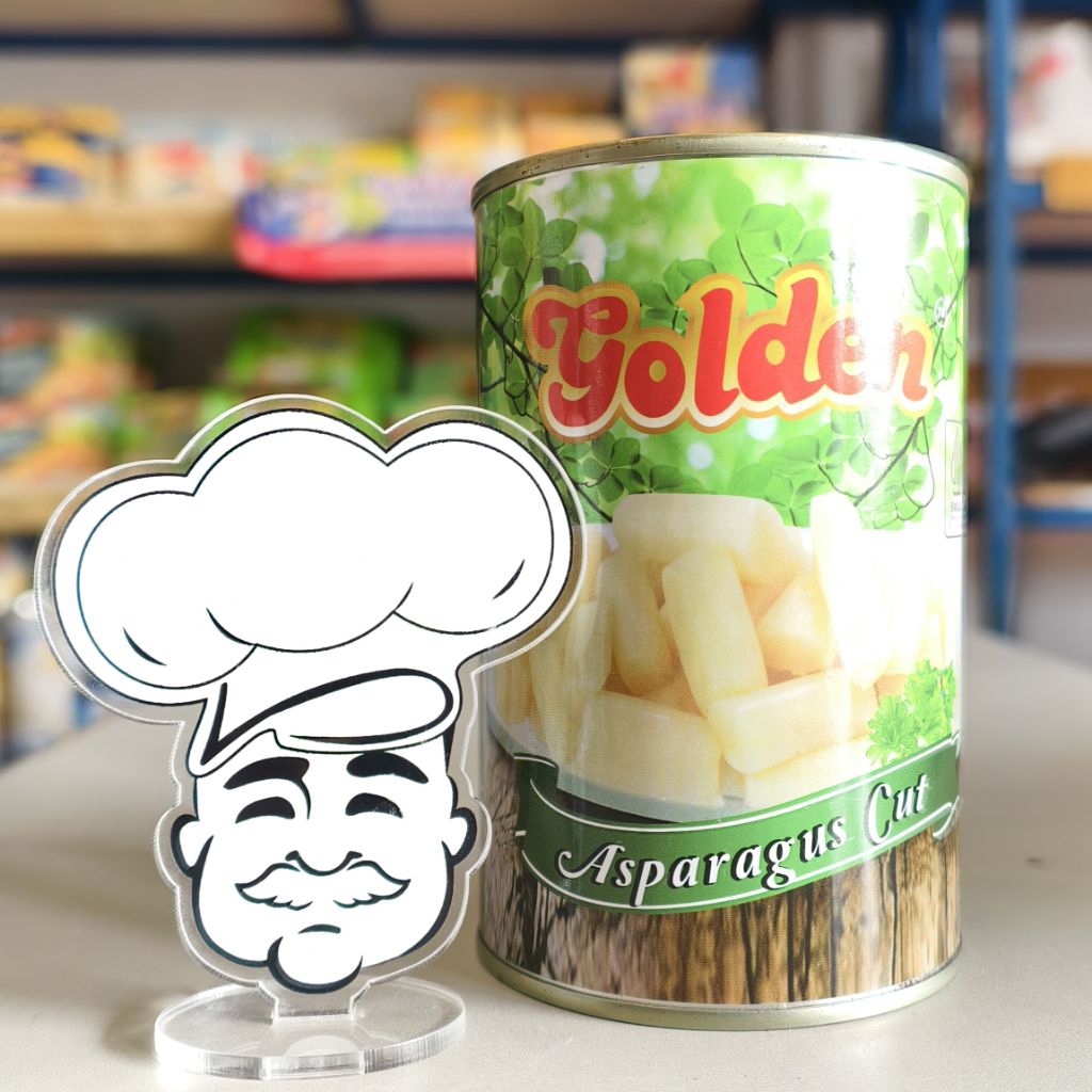 

Golden Asparagus Cut 430Gr / Asparagus Kaleng 430Gr