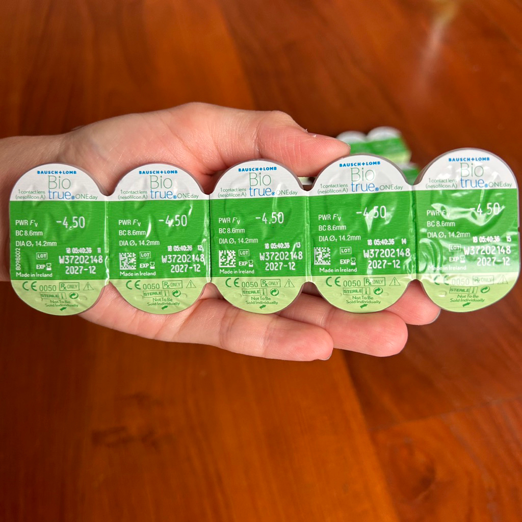 JUAL MURAH RUGI Softlens Bening Harian Bausch And Lomb Bio True Daily Box Besar / Bausch And Lomb Da