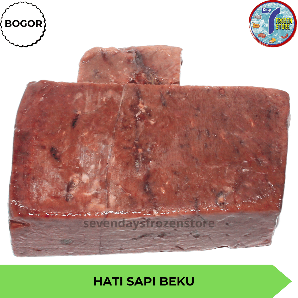 

Hati Sapi Beef Liver Beku Frozen Kemasan 500 gr