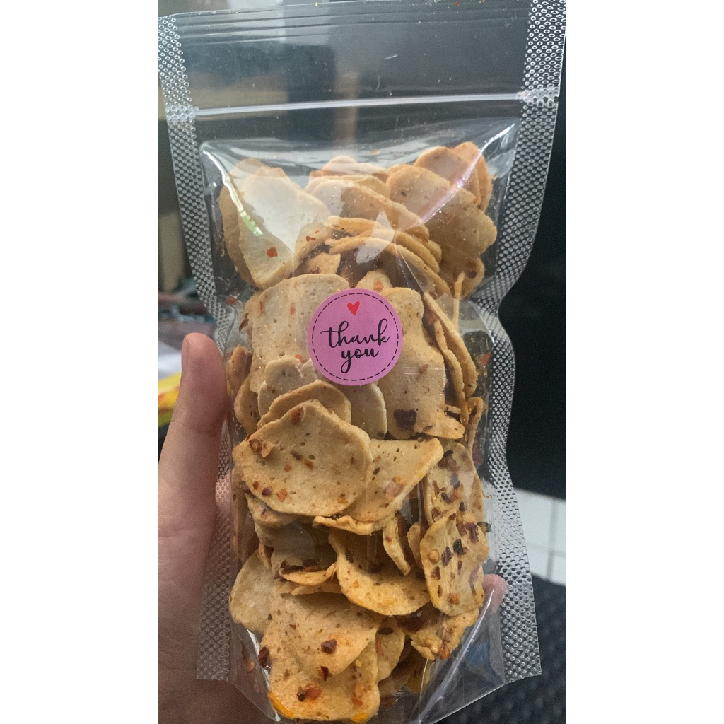 

Basreng chili oil daun jeruk