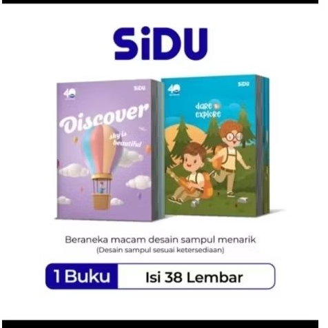 BUKU TULIS SIDU 38 lembar 1pak