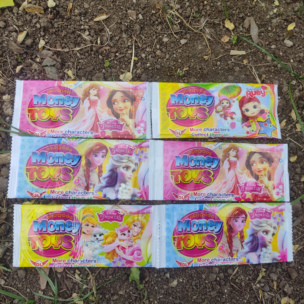 uang mainan karakter lucu / uang palsu / mainan uang palsu / uang uangan