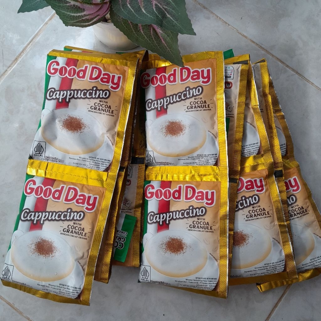 

(TMD3) RENCENG Kopi Good Day Cappucino granule terlaris