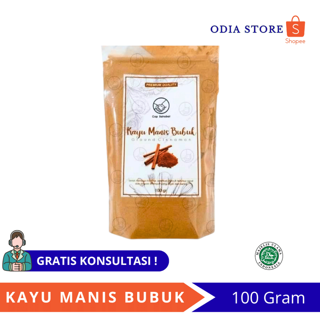

100gr Kayu Manis Bubuk / Ground Cinnamon / Rempah / JSR 100% PREMIUM QUALITY