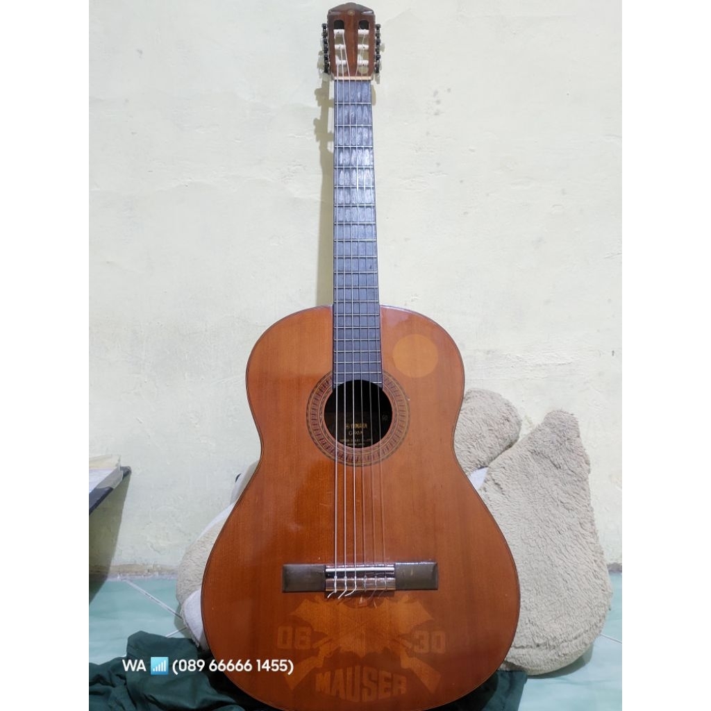 (sudah terjual) gitar klasik vintage langka jarang ada yamaha G90A japan tahun 70an kondisi layak pa