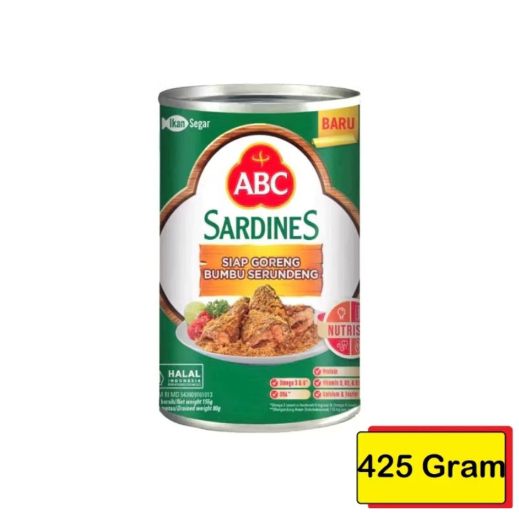 

Promo sarden ABC serundeng 425gram