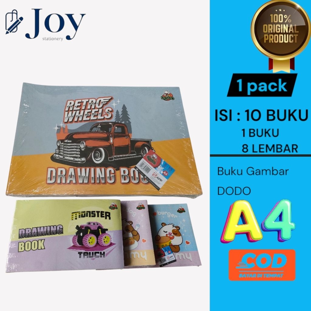 

Buku Gambar A4 DODO / Drawing Book A4 / Buku Sketsa menggambar