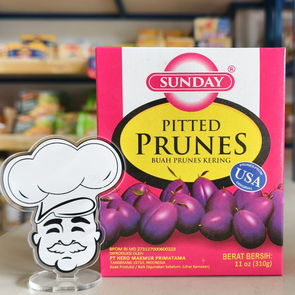 

Sunday Pitted Prunes 310Gr / Buah Prunes Kering 310Gr / Sunday Buah Prunes 11Oz