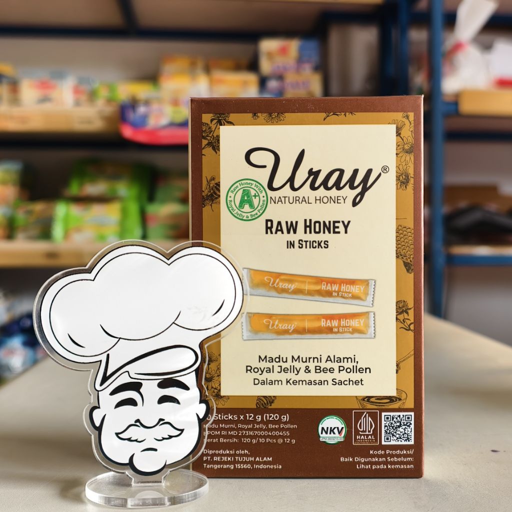 

Madu Uray Stick 12Gr x 10Pcs / Madu Murni Uray Sachet / Natural Honey Uray Sticks