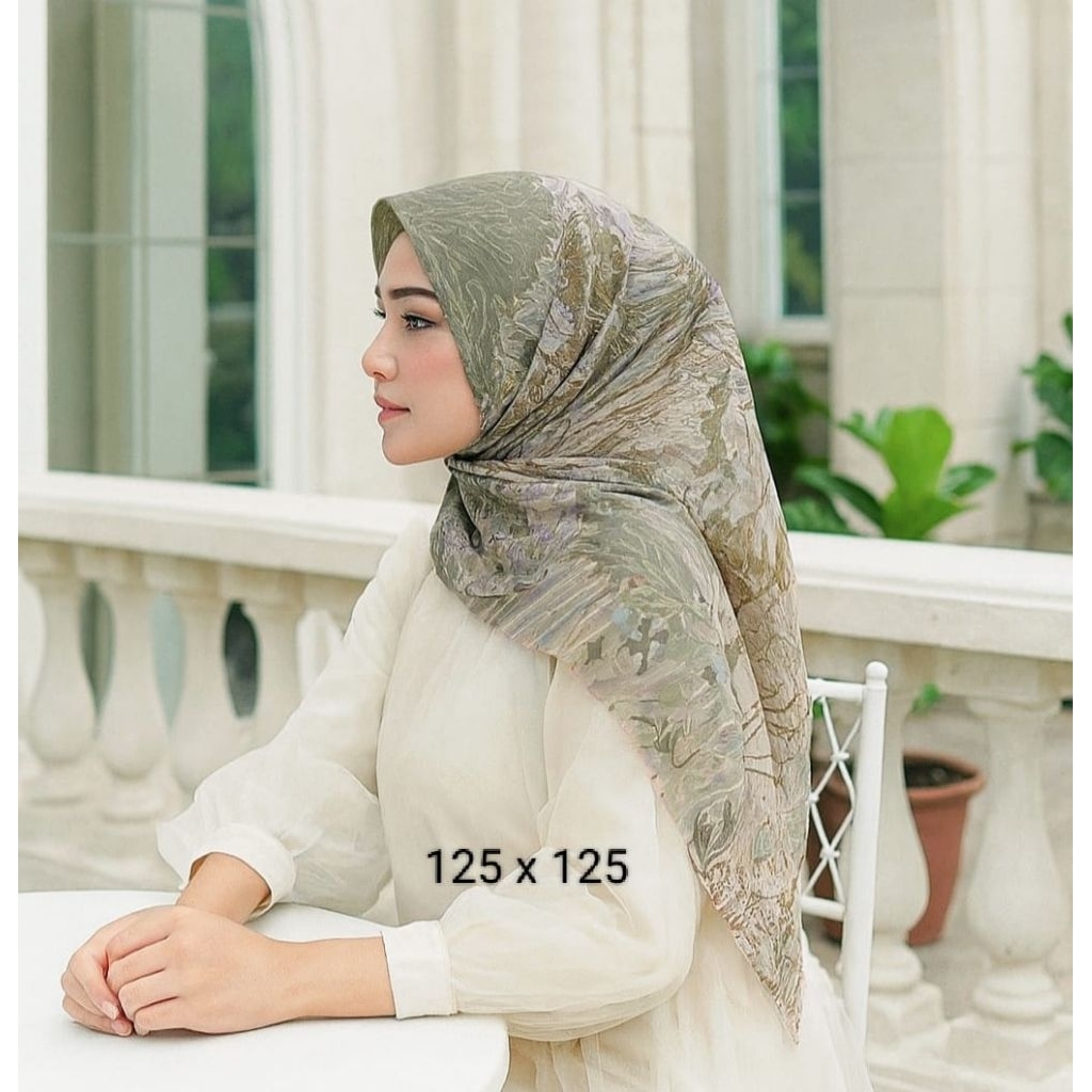 PROMO / SYARI ICEAA SAGE / JILBAB VOAL PREMIUM / GROSIR HIJAB / HIJAB SEGI EMPAT / VOAL MOTIF PREMIU