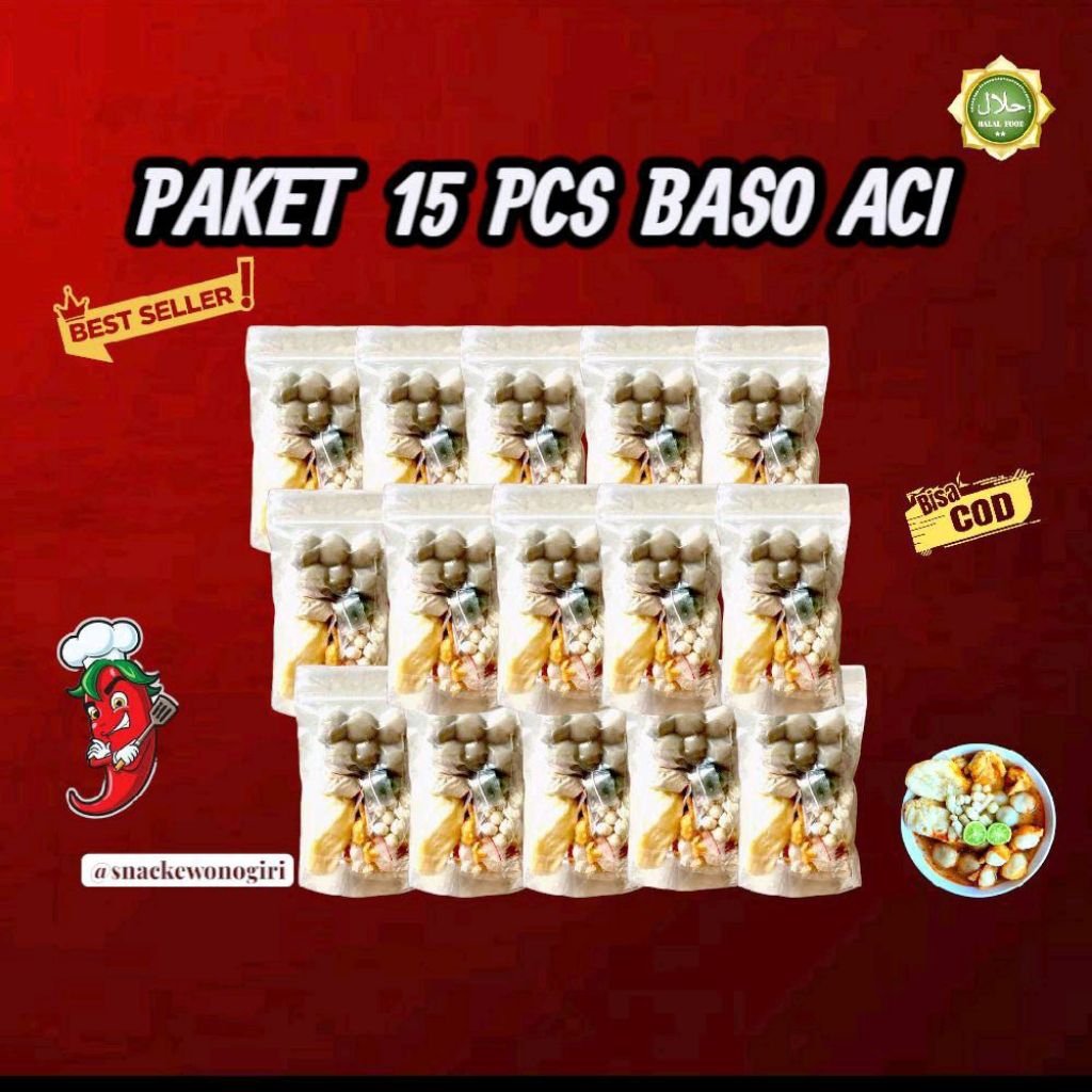 

PAKET 15 PCS BASO INSTAN KUAH PEDAS