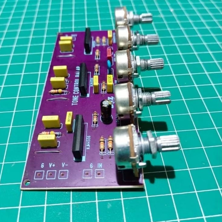 Tone Control balap dgn ic sisir original dual opamp