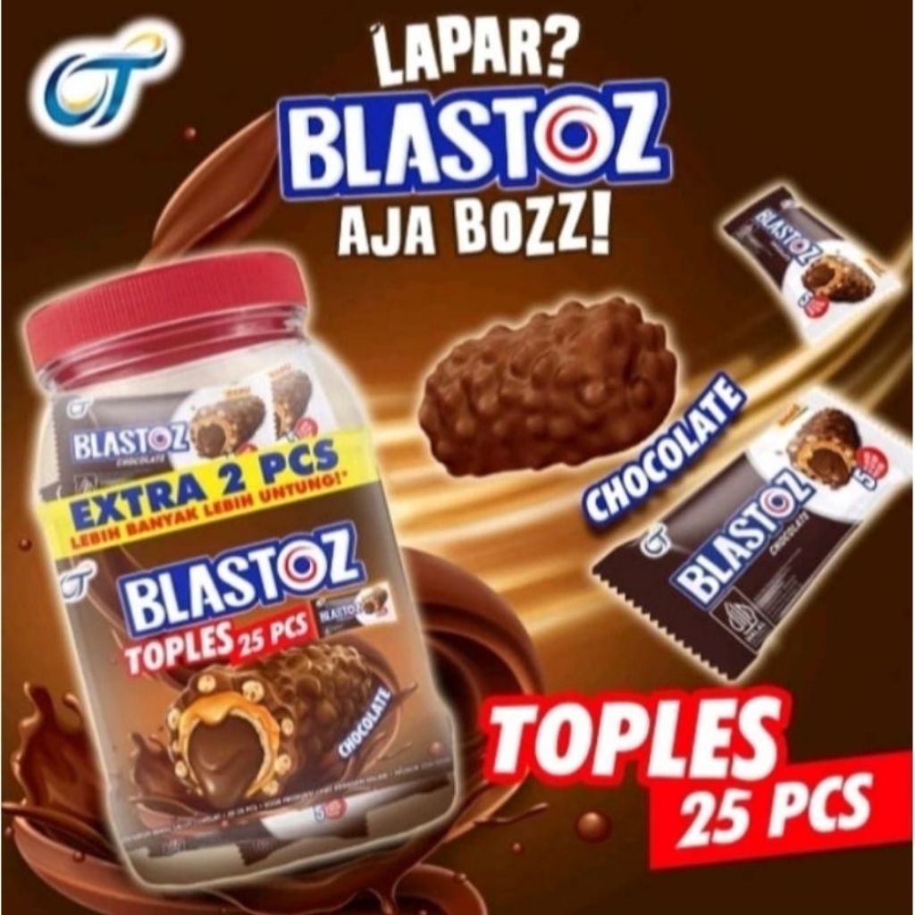 

blastoz chocolate toples isi 25+ekstra 2pcs