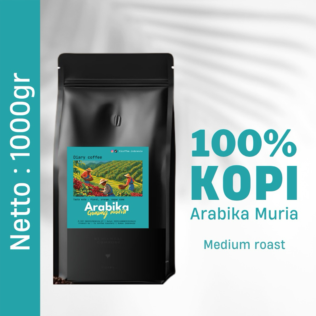 

Kopi Arabika Muria 1kg | kopi bubuk diary coffee