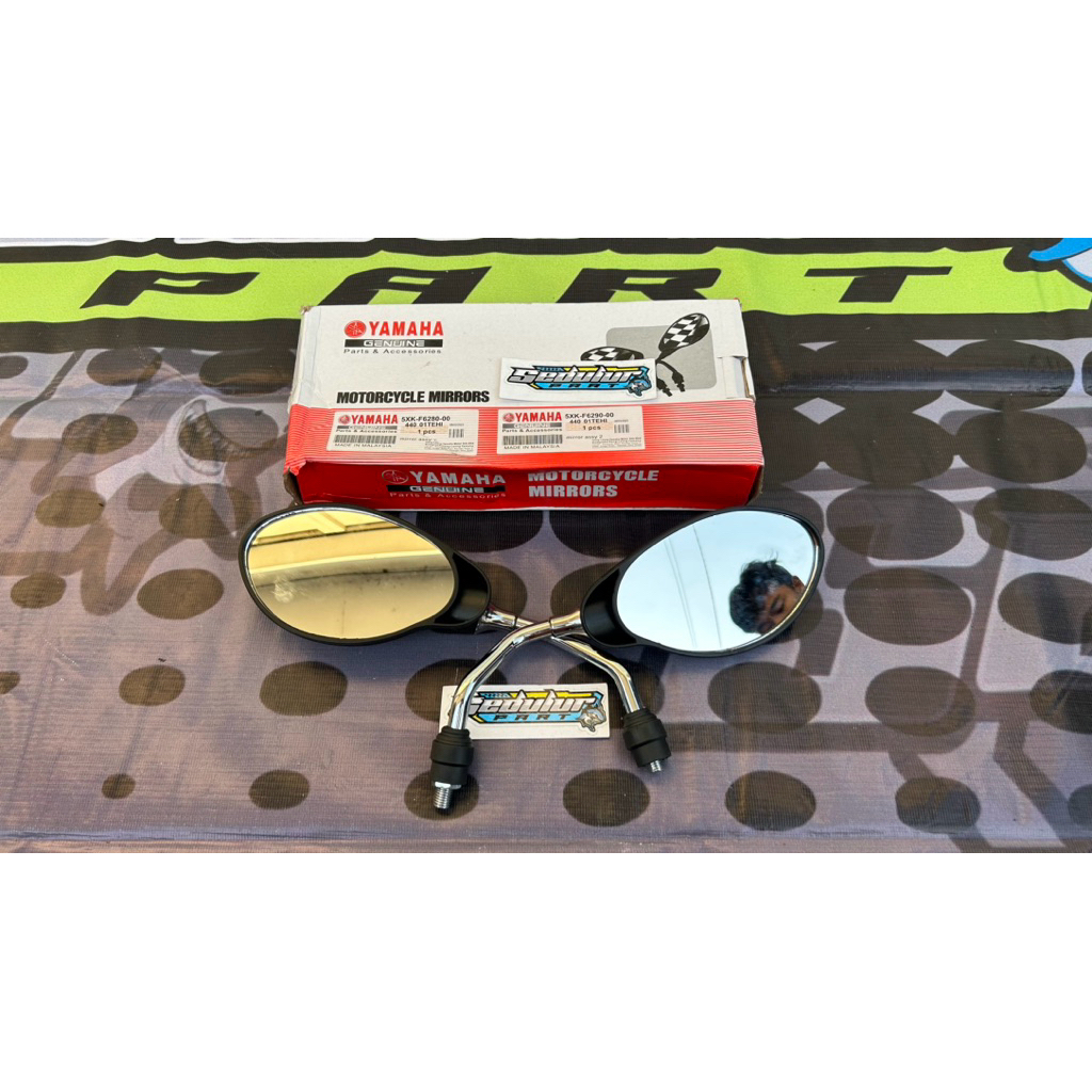 KACA SPION YAMAHA 125Z. SPION YAMAHA 125ZR CHROME 125 Z ZR ORIGINAL YAMAHA HONGLEONG