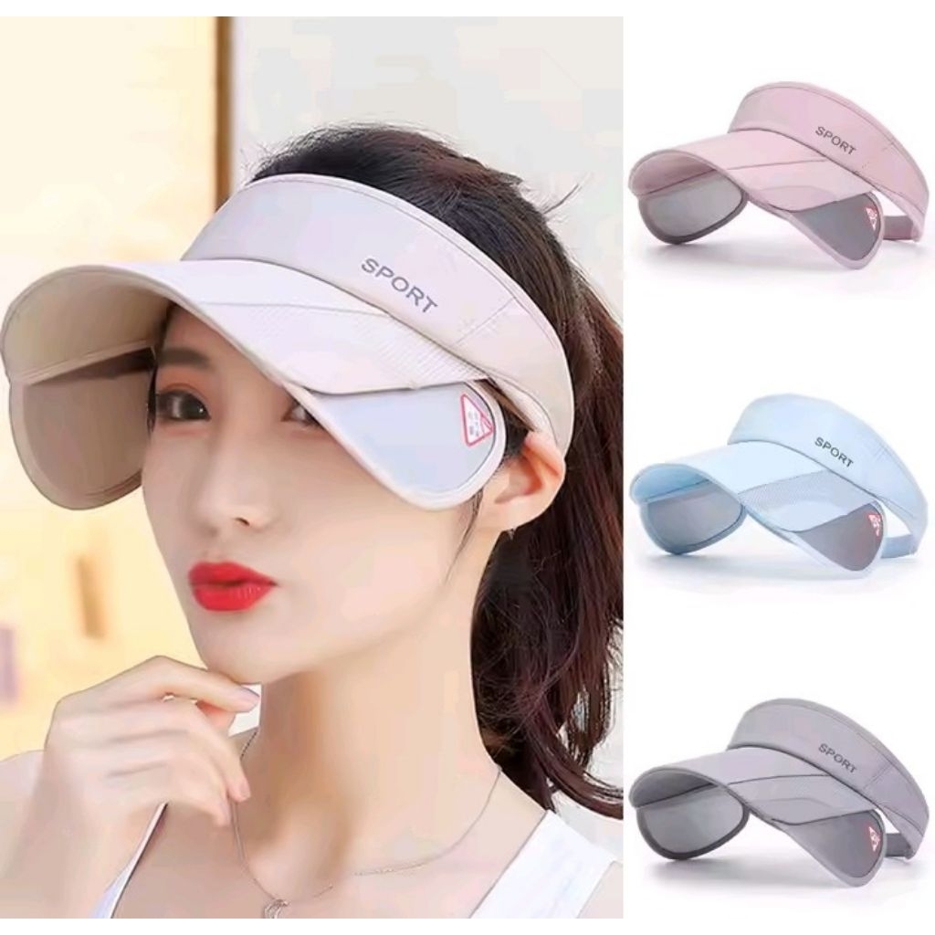 Topi Fashion Wanita Golf Anti UV Waterproof
