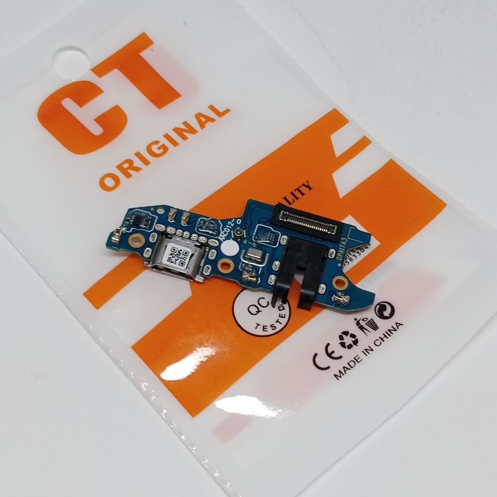 papan cas oppo a17/a17k konektor cas ori