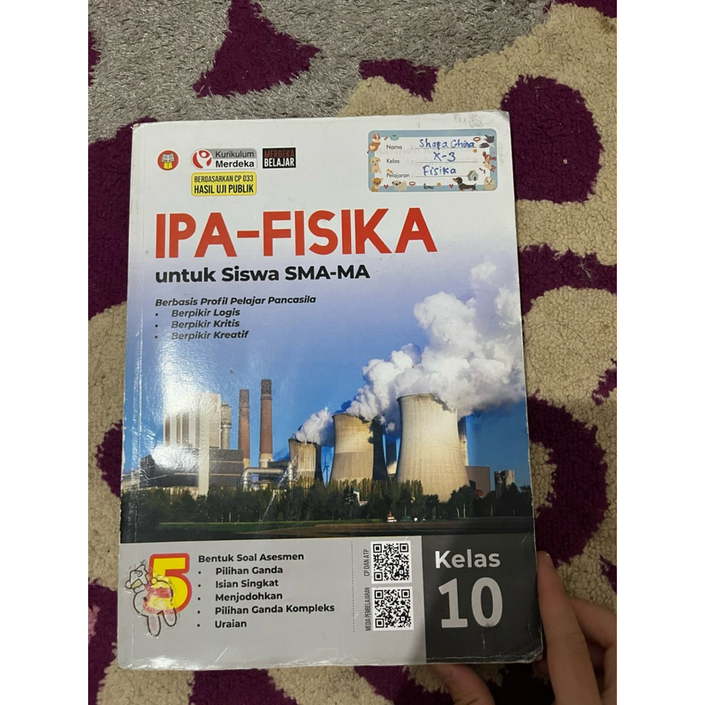 BUKU FISIKA KURIKULUM MERDEKA KELAS X