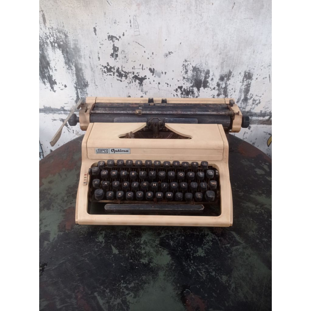Mesin Tik Optima Germany,Mesin Tik Vintage, Mesin Tik Jadul,Mesin Tik Murah