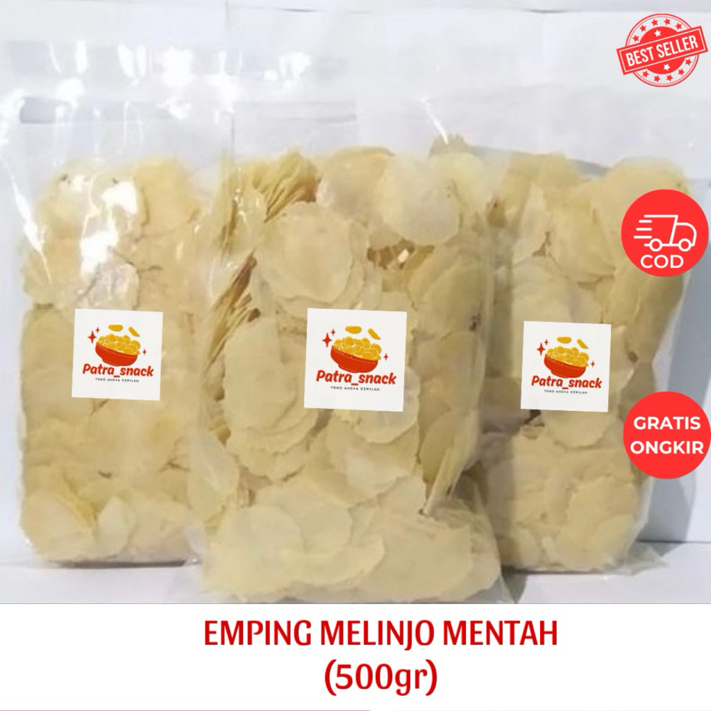 

EMPING MELINJO MENTAH SUPER TIPIS SIAP GORENG 500gr