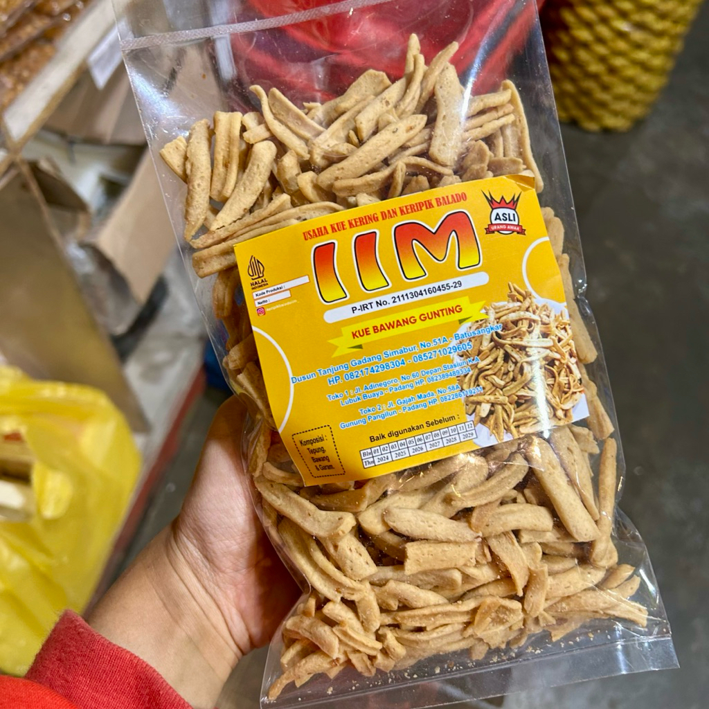 

IIM DAKAK DAKAK | Kerupuk Bawang Gunting | Kerupuk Bawang 250 gram