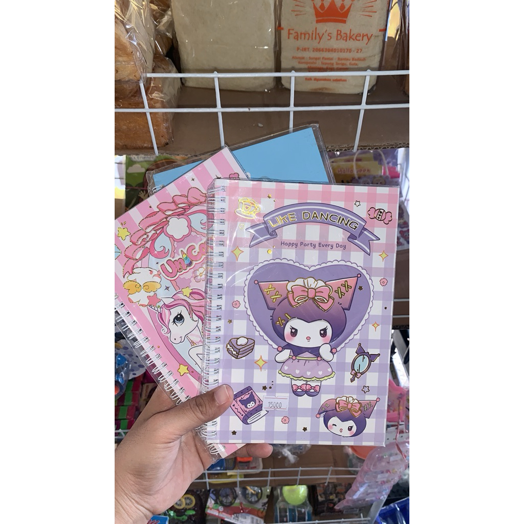 

Buku diary binder lucu