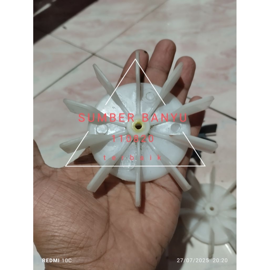 Kipas pendingin pompa air sanyo ph100 (bekas) copotan pompa air